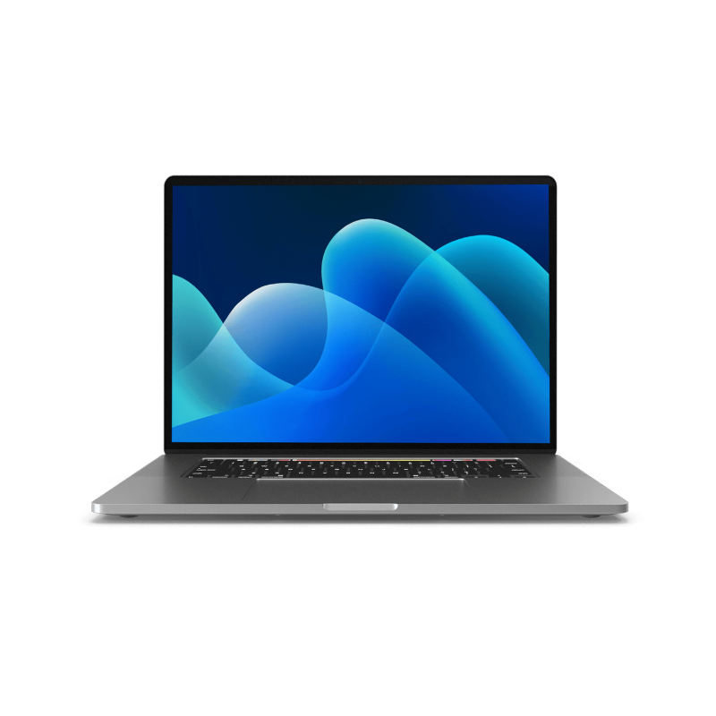 Premium Laptop with Touch Bar Mock-up