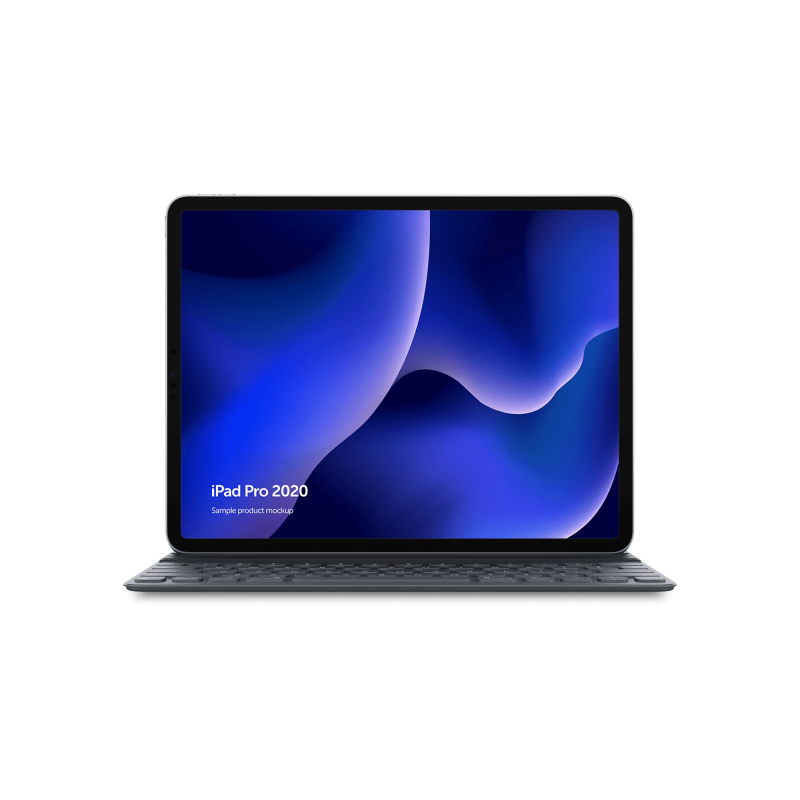 Premium Tablet Pro with Keyboard Demo Mock-up