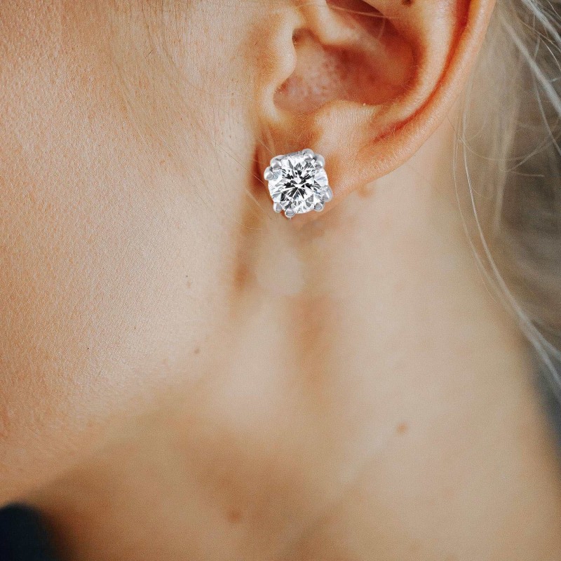 Diamond Stud Earrings
